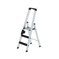 MUNK Stufen-Stehleiter einseitig begehbar mit clip-step...