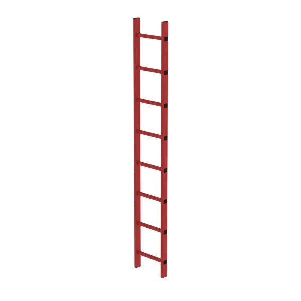 MUNK Schachtleiter GFK 300mm Lichte Weite 8 Sprossen, 64008