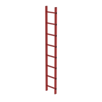 MUNK Schachtleiter GFK 300mm Lichte Weite 8 Sprossen, 64008