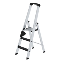 MUNK Stufen-Stehleiter einseitig begehbar mit clip-step...