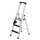 MUNK Stufen-Stehleiter einseitig begehbar mit clip-step R13 3 Stufen, 41623