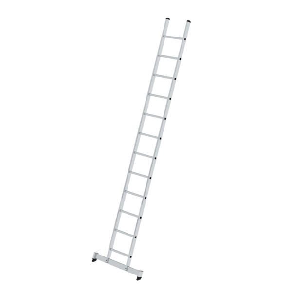 MUNK Sprossen-Anlegeleiter mit nivello®-Traverse 12 Sprossen, 10312