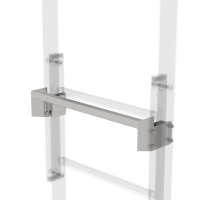 MUNK Ausstiegstritt Edelstahl Spaltmaß 100mm, 68966