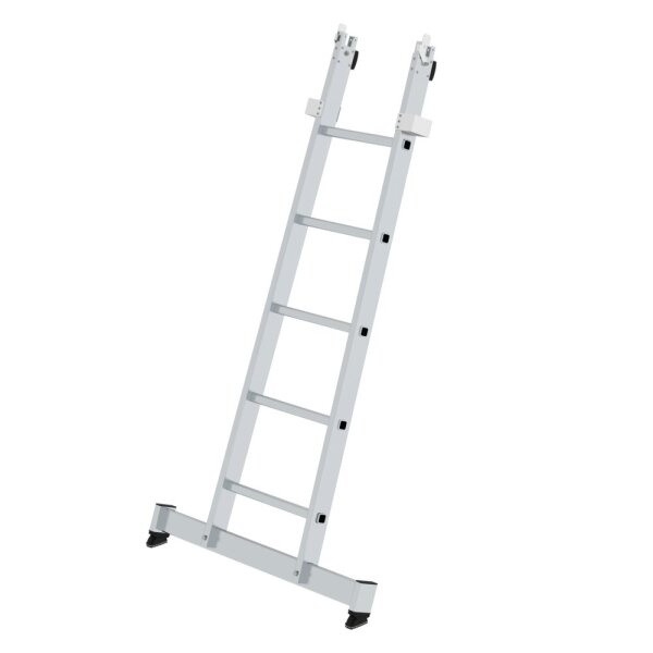 MUNK Sprossen-Glasreinigerleiter Unterteil mit nivello®-Traverse 5 Sprossen, 12005