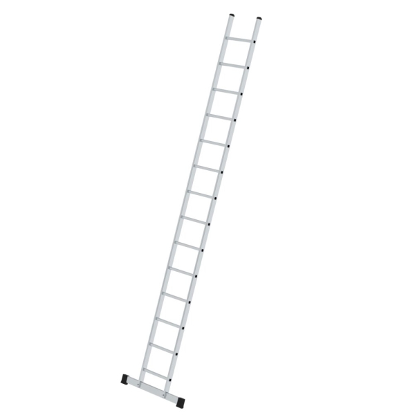 MUNK Sprossen-Anlegeleiter mit Standard-Traverse 14-Sprossen, 10114