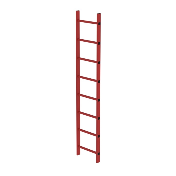 MUNK Schachtleiter GFK 400mm Lichte Weite 8 Sprossen, 64108