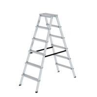 MUNK ML Stufen-Stehleiter beidseitig begehbar 2x6 Stufen,...