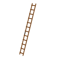 MUNK Dachleiter Holz 12 Sprossen, 33121