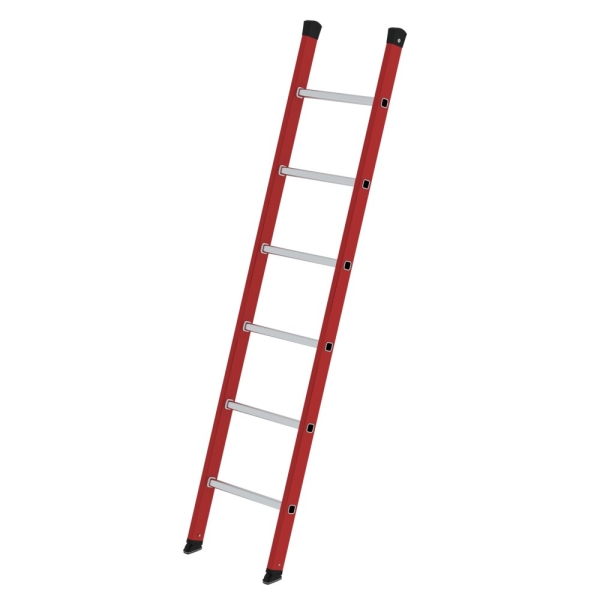 MUNK Sprossen-Anlegeleiter GFK/Alu ohne Traverse 6 Sprossen, 35006