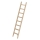 MUNK Stufen-Anlegeleiter Holz ohne Traverse 8 Stufen, 33708