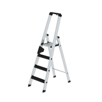 MUNK Stufen-Stehleiter einseitig begehbar mit clip-step...