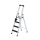 MUNK Stufen-Stehleiter einseitig begehbar mit clip-step relax 4 Stufen, 42104