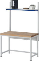 RAU Werkbank höhenverstellbar 8000-1, B1250xT900xH840-1040mm, 03-8000-1-129B4H.12