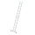 MUNK Klappleiter 2-teilig mit nivello®-Traverse 2x6 Sprossen, 32212