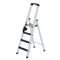 MUNK Stufen-Stehleiter einseitig begehbar mit clip-step...