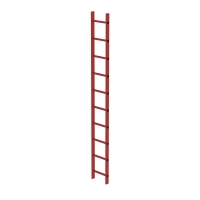 MUNK Schachtleiter GFK 300mm Lichte Weite 10 Sprossen, 64010