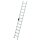 MUNK Stufen-Anlegeleiter ohne Traverse 12 Stufen, 40312