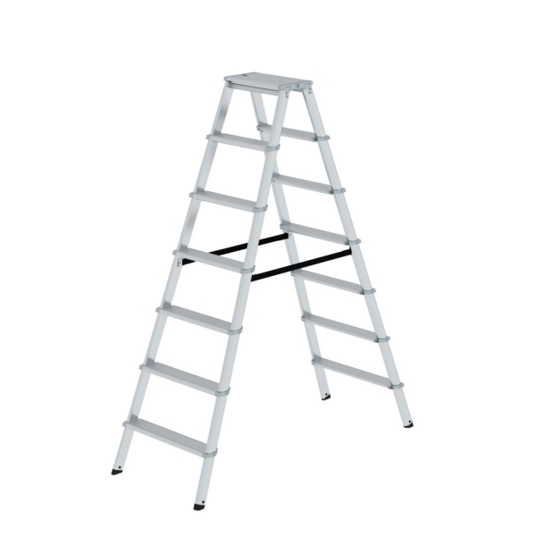 MUNK ML Stufen-Stehleiter beidseitig begehbar 2x7 Stufen, 11237