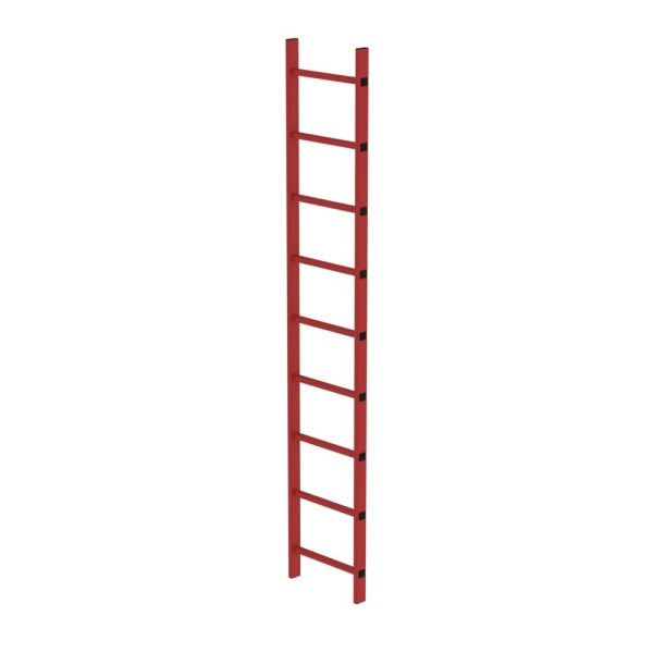 MUNK Schachtleiter GFK 400mm Lichte Weite 9 Sprossen, 64109