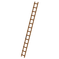 MUNK Dachleiter Holz 14 Sprossen, 33122