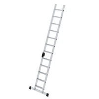 MUNK Stufen-Anlegeleiter mit Standard-Traverse 12 Stufen,...