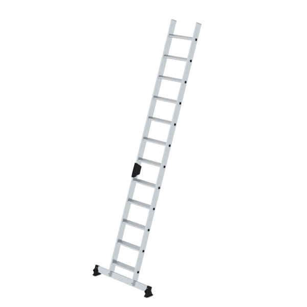 MUNK Stufen-Anlegeleiter mit nivello®-Traverse 12 Stufen, 40622
