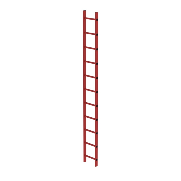 MUNK Schachtleiter GFK 300mm Lichte Weite 11 Sprossen, 64011