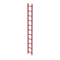 MUNK Schachtleiter GFK 300mm Lichte Weite 11 Sprossen, 64011