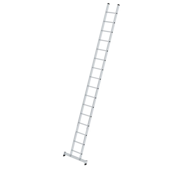 MUNK Sprossen-Anlegeleiter mit nivello®-Traverse 16 Sprossen, 10316
