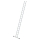 MUNK Sprossen-Anlegeleiter 350 mm breit mit Standard-Traverse 18 Sprossen, 11418