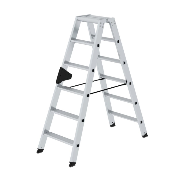 MUNK Stufen-Stehleiter beidseitig begehbar 2x6 Stufen, 40212