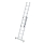MUNK Sprossen-Schiebeleiter 2-teilig mit nivello®-Traverse 2x6 Sprossen, 20406