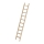 MUNK Stufen-Anlegeleiter Holz ohne Traverse 10 Stufen, 33710