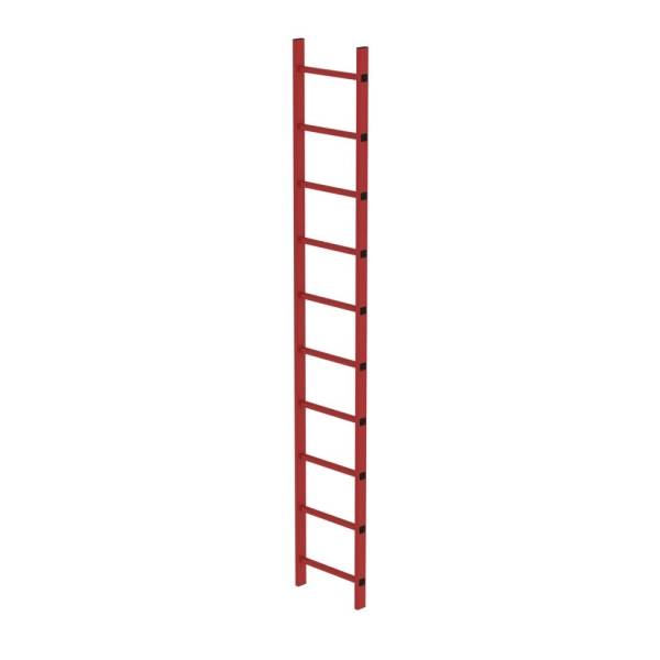MUNK Schachtleiter GFK 400mm Lichte Weite 10 Sprossen, 64110