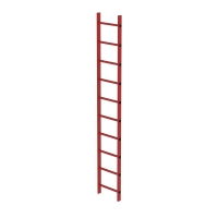 MUNK Schachtleiter GFK 400mm Lichte Weite 10 Sprossen, 64110