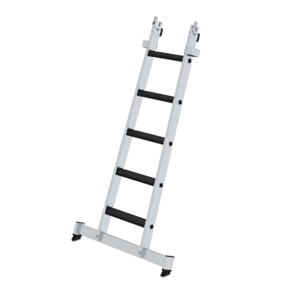MUNK Stufen-Glasreinigerleiter Unterteil nivello-Traverse & clip-step R13 5 Stufen, 12017
