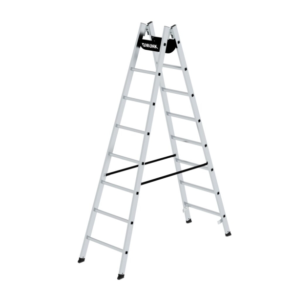 MUNK Sprossen-Stehleiter 2x8 Sprossen, 33016