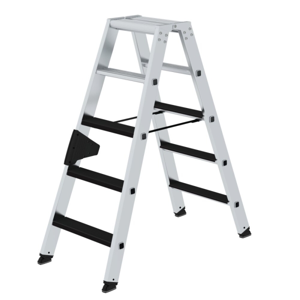 MUNK Stufen-Stehleiter beidseitig begehbar mit clip-step 2x5 Stufen, 41605