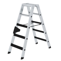 MUNK Stufen-Stehleiter beidseitig begehbar mit clip-step...