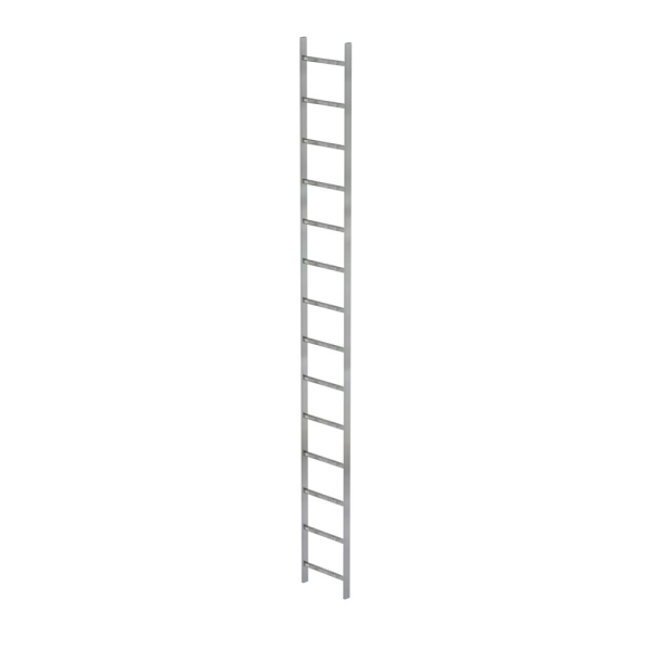 MUNK Schachtleiter Stahl feuerverzinkt 400mm Lichte Weite 14 Sprossen, 61014