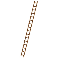 MUNK Dachleiter Holz 16 Sprossen, 33123