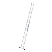 MUNK Sprossen-Schiebeleiter mit Standard-Traverse 2x11...