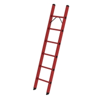 MUNK Sprossen-Anlegeleiter GFK ohne Traverse 6 Sprossen,...