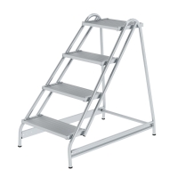 MUNK Arbeitspodest einseitig begehbar Aluminium geriffelt...