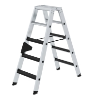 MUNK Stufen-Stehleiter beidseitig begehbar mit clip-step R13 2x5 Stufen, 41638