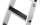 MUNK Stufen-Stehleiter beidseitig begehbar mit clip-step R13 2x5 Stufen, 41638
