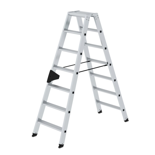 MUNK Stufen-Stehleiter beidseitig begehbar 2x7 Stufen, 40214