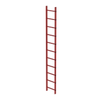 MUNK Schachtleiter GFK 400mm Lichte Weite 11 Sprossen, 64111