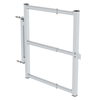 MUNK Sicherungstüre teleskopierbar für Plattformbreite 600 mm / 800 mm / 1000 mm , 70772