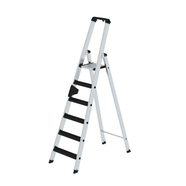 MUNK Stufen-Stehleiter einseitig begehbar mit clip-step relax 6 Stufen, 42106